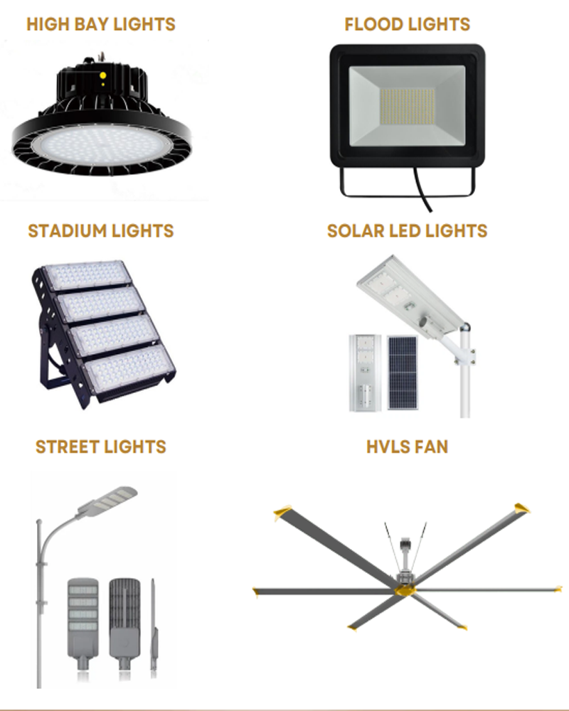 Sports Commercial & Industrial Lightings
