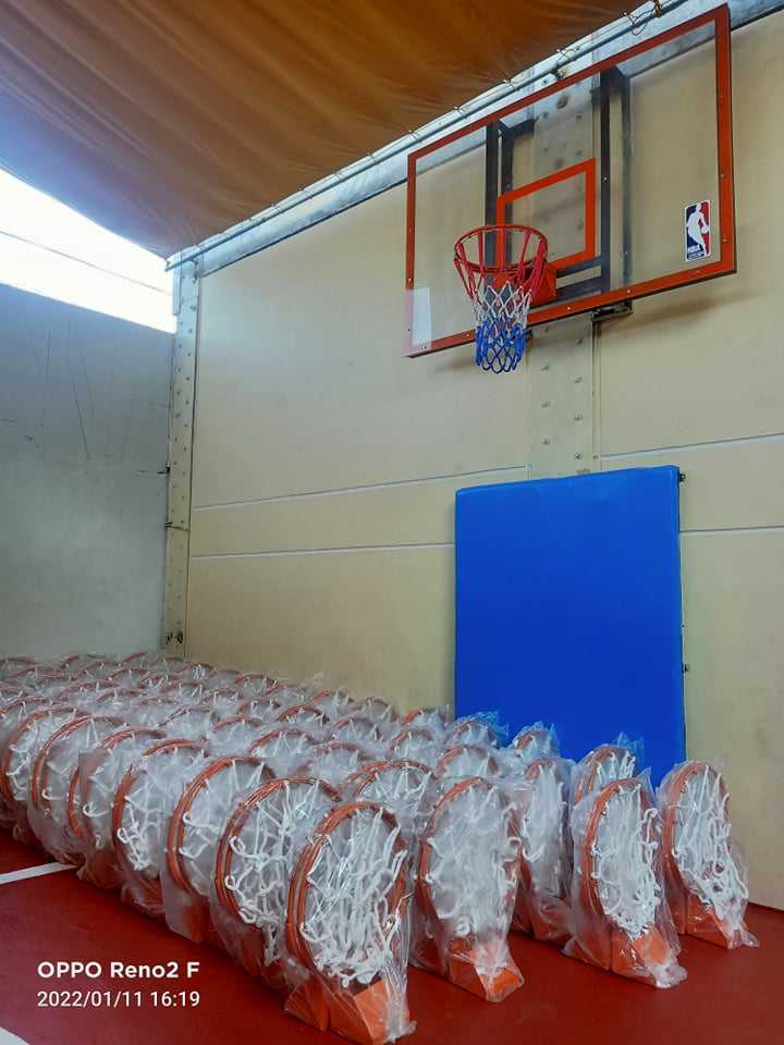 basketball boards and rings