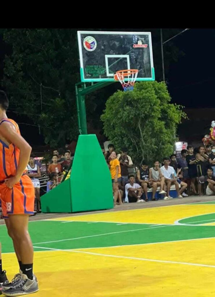 Basketball Board &, Ring, Stand and Base with Safety Paddings