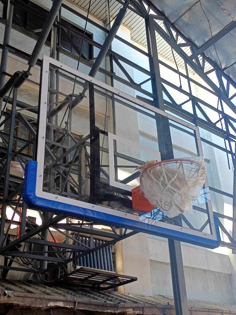 basketball boards and rings