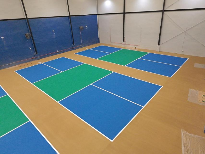 pickleball court by Taf Builders Supply