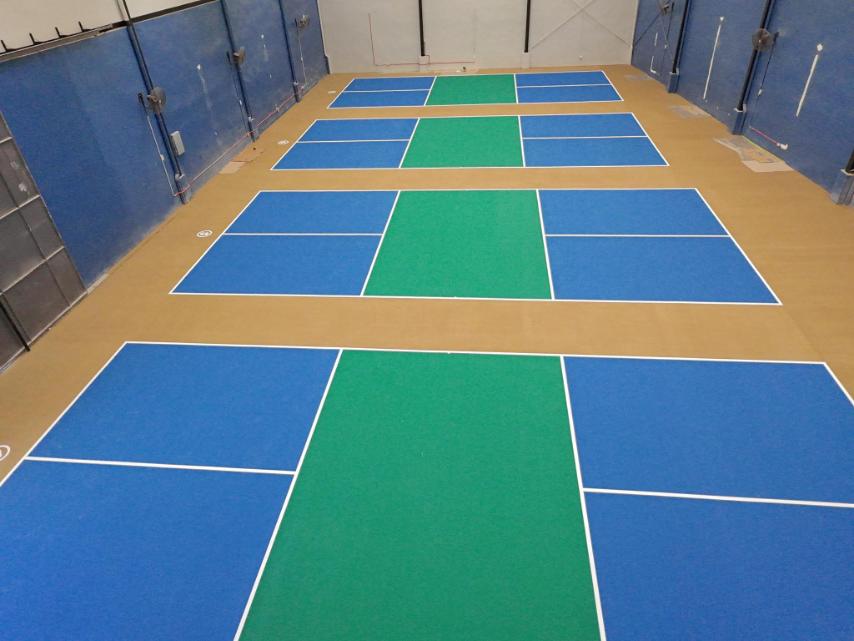 pickleball court by Taf Builders Supply