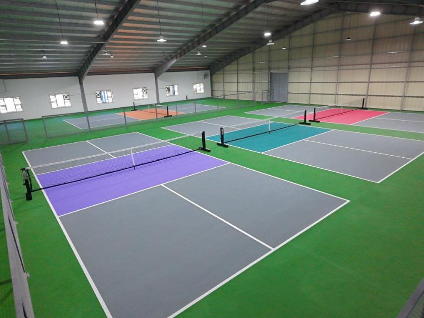 pickleball court by Taf Builders Supply