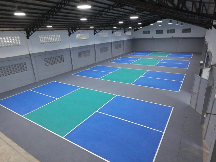 pickleball court by Taf Builders Supply