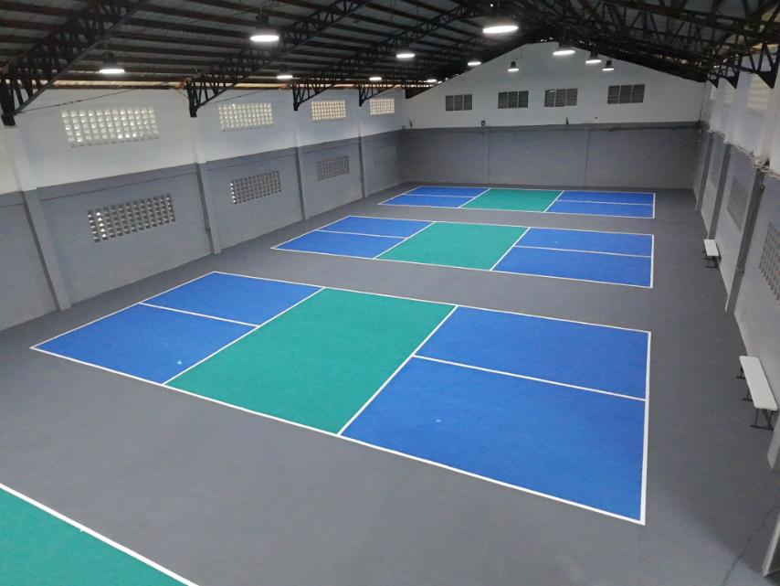 pickleball court by Taf Builders Supply