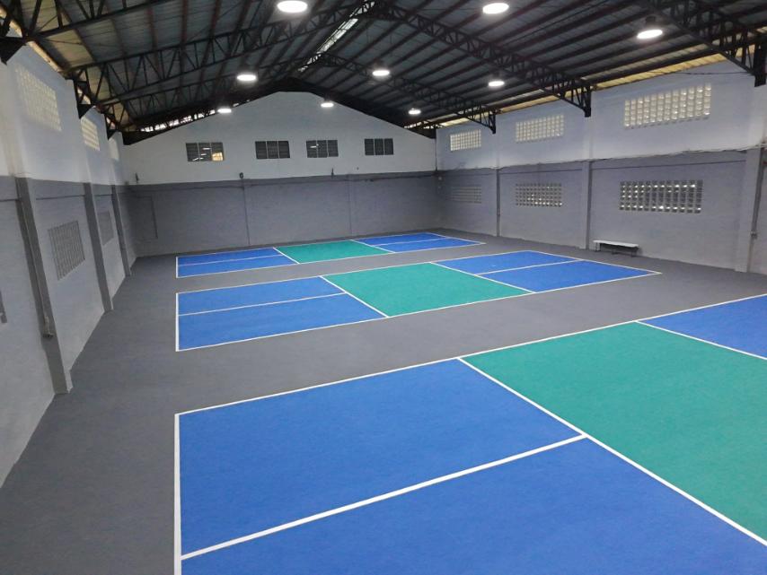 pickleball court by Taf Builders Supply